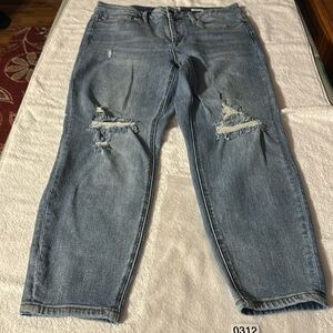 Judy blue distressed skinny fit jeans size 14W